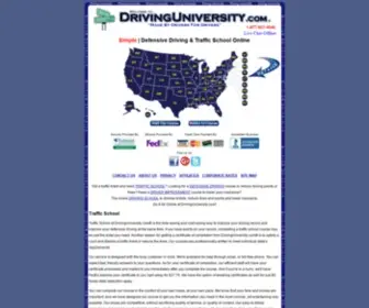 Drivinguniversity.com(Driving University) Screenshot