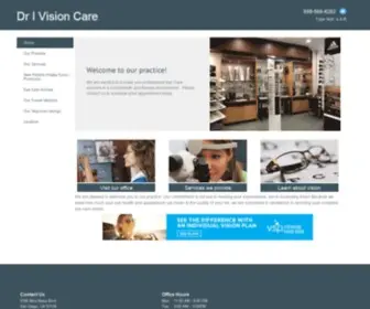 Drivisioncare.com(Dr I Vision Care) Screenshot