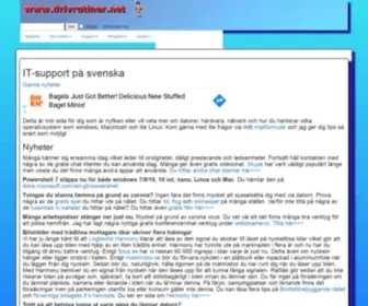 Drivrutiner.net(IT-support för användaren och allt du behöver för ditt arbete vid datorn) Screenshot