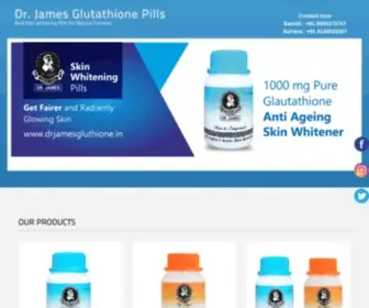 Drjamesglutathione.in(Dr James Glutathione Skin Whitening Pills) Screenshot