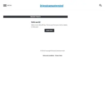 Drjessicamastermind.com(Just another WordPress site) Screenshot