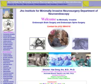 DRjho.com(Jho Institute for Minimally Invasive Neurosurgery Department of Neuroendoscopy) Screenshot