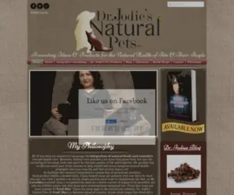 Drjodiesnaturalpets.com(Holistic Pet Care) Screenshot