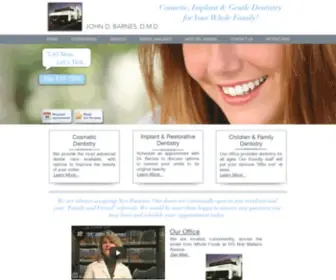 Drjohnbarnes.com(Dentist in Huntsville AL) Screenshot