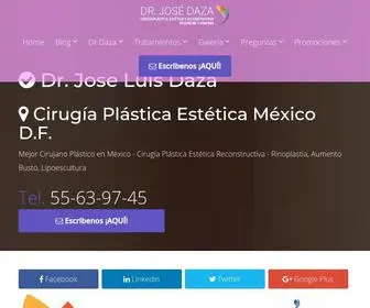 Drjosedaza.com(Mejor Cirujano Plástico en México) Screenshot