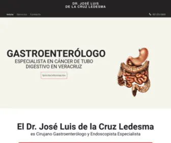 Drjoseluisdelacruz.com(Gastroenterólogo) Screenshot