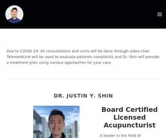 DRJshin.com(Justin Shin) Screenshot