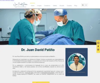 Drjuandavidpatino.com(Cirujanos) Screenshot