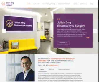 Drjulianong.sg(Julian Ong Endoscopy & Surgery's Colorectal Surgeon) Screenshot