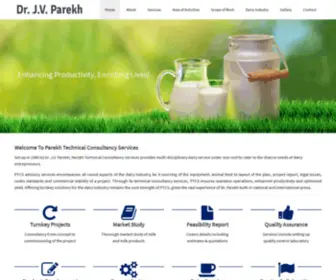 DRJvparekh.com(Dairy Consultant in India) Screenshot