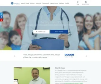 DRjwesleycook.com(Now accepting Telehealth appointments) Screenshot