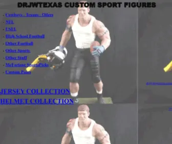 DRJwtexas.com(DRJWTEXAS Custom Sport Figures McFarlane and SLU) Screenshot