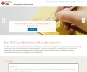 DRK-Brandenburg.de(DRK Landesverband Brandenburg e.V) Screenshot