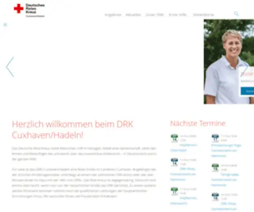 DRK-Cuxhaven-Hadeln.de(Startseite) Screenshot