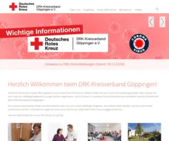 DRK-Goeppingen.de(Spenden für Syrien) Screenshot