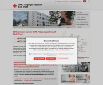 DRK-KHG.de(DRK Trägergesellschaft Süd) Screenshot