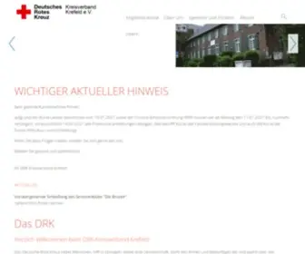 DRK-Krefeld.de(DRK KV Krefeld e.V) Screenshot