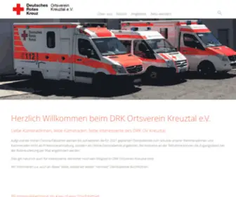 DRK-Kreuztal.de(DRK OV Kreuztal e.V) Screenshot