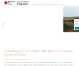 DRK-Nordsee-Reha-Klinik.de(Spenden für Syrien) Screenshot