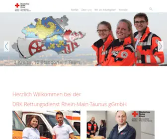 DRK-Rettungsdienst-RMT.de(DRK RD RMT gGmbH) Screenshot