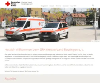 DRK-Reutlingen.de(Deutsches Rotes Kreuz) Screenshot