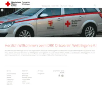 DRK-Wettringen.de(DRK OV Wettringen) Screenshot