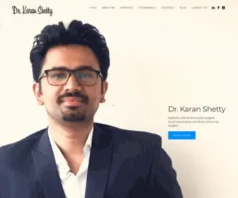 Drkaranshetty.com(Dr Karan Shetty) Screenshot