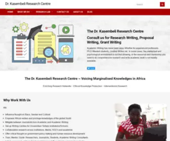 Drkasembelicentre.org(Kasembeli Research Centre) Screenshot