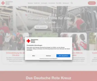 DRK.de(Das Deutsche Rote Kreuz e. V. (DRK)) Screenshot
