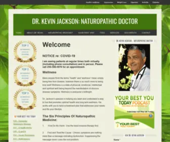 Drkevinjackson.com(Naturopathic Doctor) Screenshot