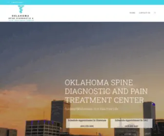 DRkhanokc.com(Oklahoma spine diagnostic and pain treatment center) Screenshot