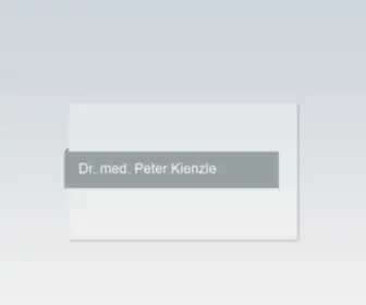 Drkienzle.de(Drkienzle) Screenshot