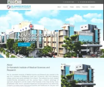 Drkimsr.com(DR.KAMAKSHI INSTITUTE OF MEDICAL SCIENCES AND RESEARCH) Screenshot