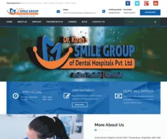 Drkiranssmilegroup.com(Dr Kiran’s Smile Group Of Dental Hospitals Pvt.Ltd Dr Kiran’s Smile Group Of Dental Hospitals) Screenshot