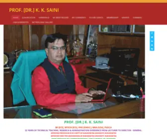 DRKksaini.in(Prof) Screenshot