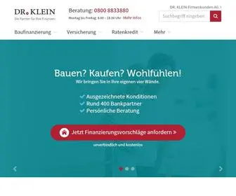 DRklein.de(Klein Baufinanzierung) Screenshot