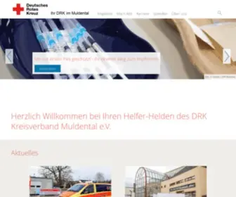 DRkmuldental.de(DRK KV Muldental e.V) Screenshot