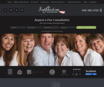 DRKSChneider.com(Dentist Orange County) Screenshot