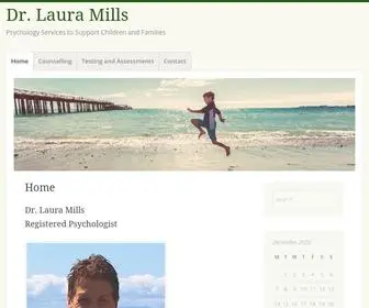 Drlauramills.com(Psychology Services to Support Children and Families) Screenshot