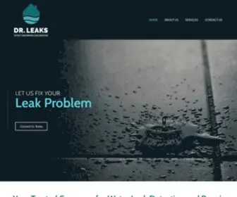 Drleaksphilly.com(Water Leak Detection) Screenshot