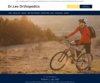 Drleeorthopedics.com(Robert J) Screenshot