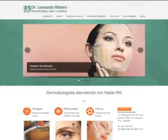 Drleonardoribeiro.com.br(Dermatologista em Natal RN) Screenshot