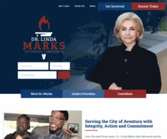 Drlindamarks.com(Re-elect Dr) Screenshot