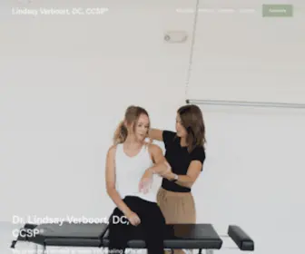 Drlindsaychiro.com(CCSP®) Screenshot