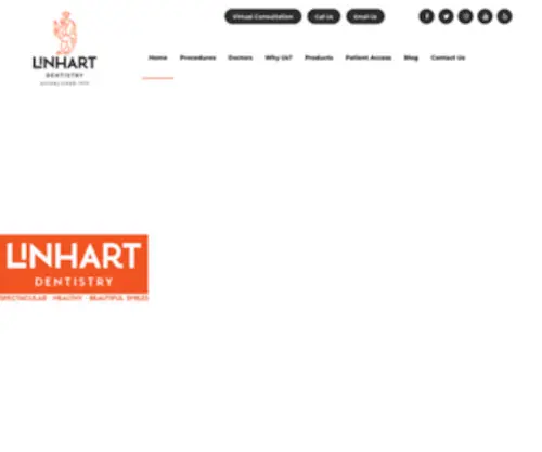 Drlinhart.com(Manhattan Dentist) Screenshot