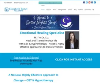 Drlizhypnosis.com(Elizabeth Bonet) Screenshot