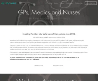 Drlocums.com(GP Medic & Nurse Locums) Screenshot