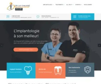 Drlucchausse.com(Dr Luc Chaussé) Screenshot