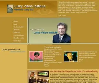 Drlusby.com(Lusby Vision Institute) Screenshot