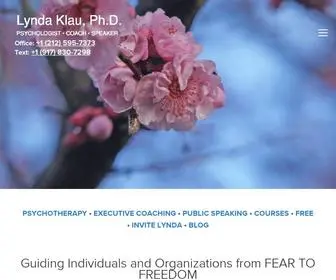 DRLYndaklau.com(Integrative Psychotherapy) Screenshot